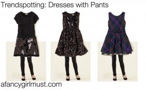 Trendspotting: Dresses with Pants | AFancyGirlMust.com