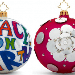 Meryl Streep and Michelle Smith for Milly Christopher Radko ornaments