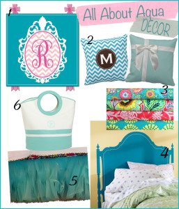 All About Aqua Decor | AFancyGirlMust.com