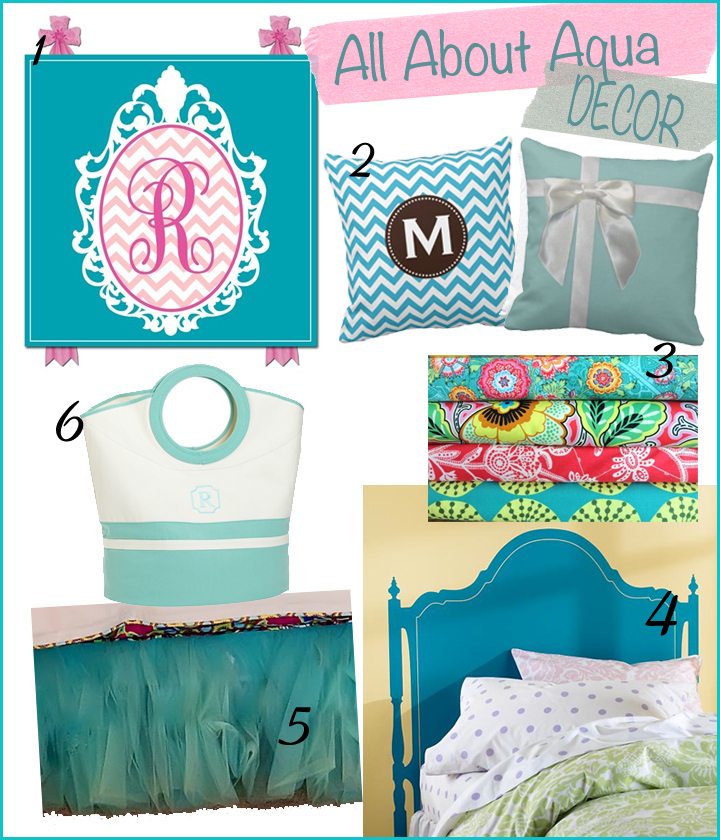 All About Aqua Decor | AFancyGirlMust.com