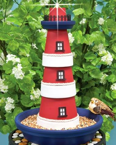 Red, White & Blue Lighthouse Craft Project