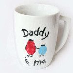 Daddy & Me Mug via http://crafts.kaboose.com