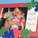 "I Love You to Pieces" Father's Day Frame