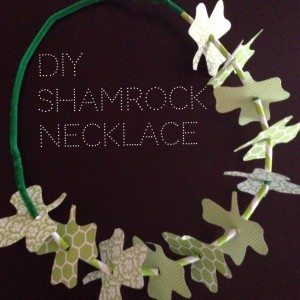 DIY Shamrock Necklace | AFancyGirlMust.com