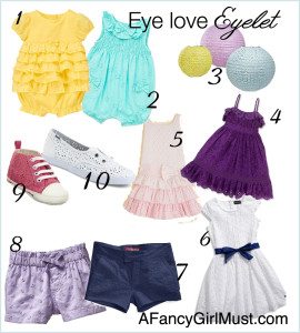 Trendspotting: Eye Love Eyelet | AFancyGirlMust.com