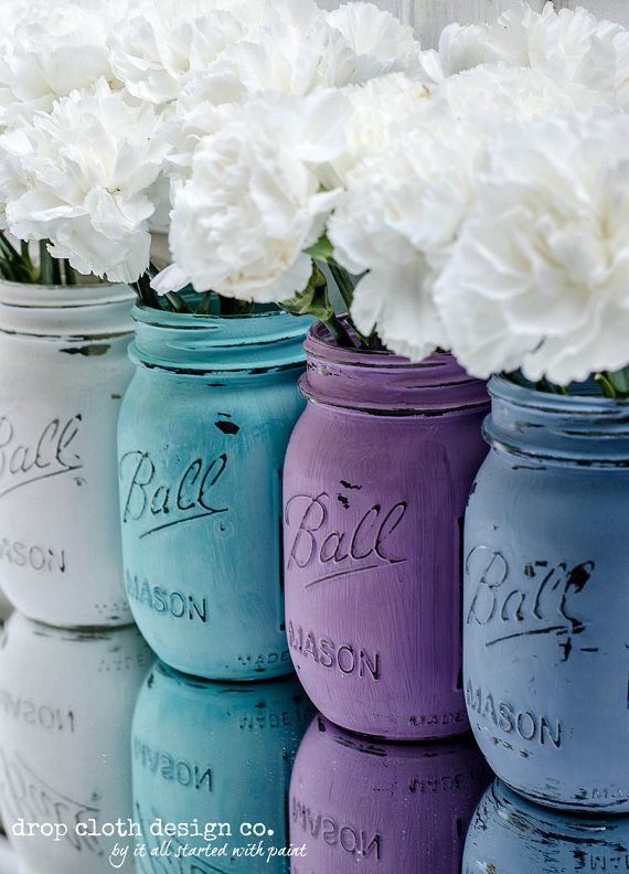 Friday Fresh Picks: Frozen in the Real World ||  Painted Mason Jars | AFancyGirlMust.com