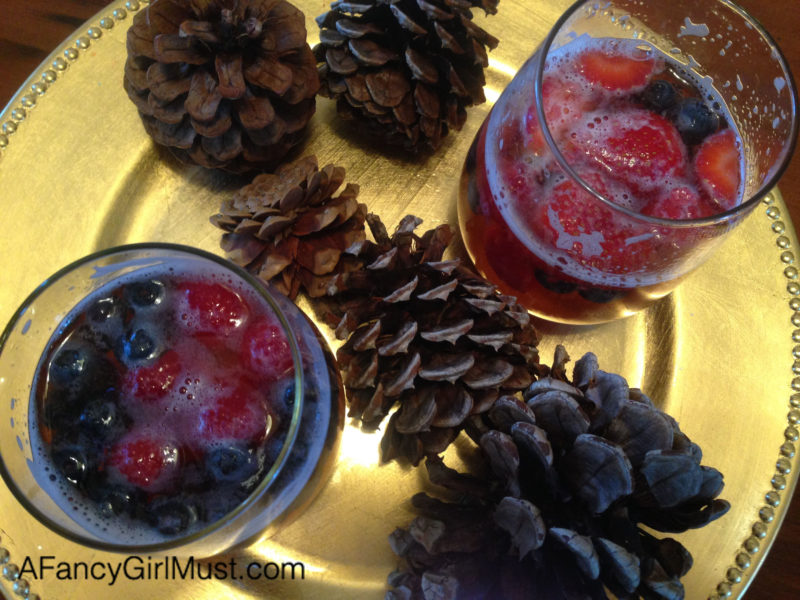 A Fancy Girl Must Festive Sparkling Cider Drink for Kids, Plus a