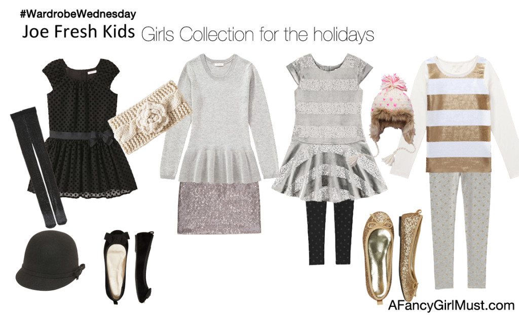 Joe Fresh Kids - Girls Holiday Looks | AFancyGirlMust.com