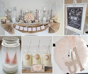 themed mantel karaspartyideas daledetalles invernal adorables friday karas decoratiuni craciun trenduri babyshower deltastudio reuse oosile