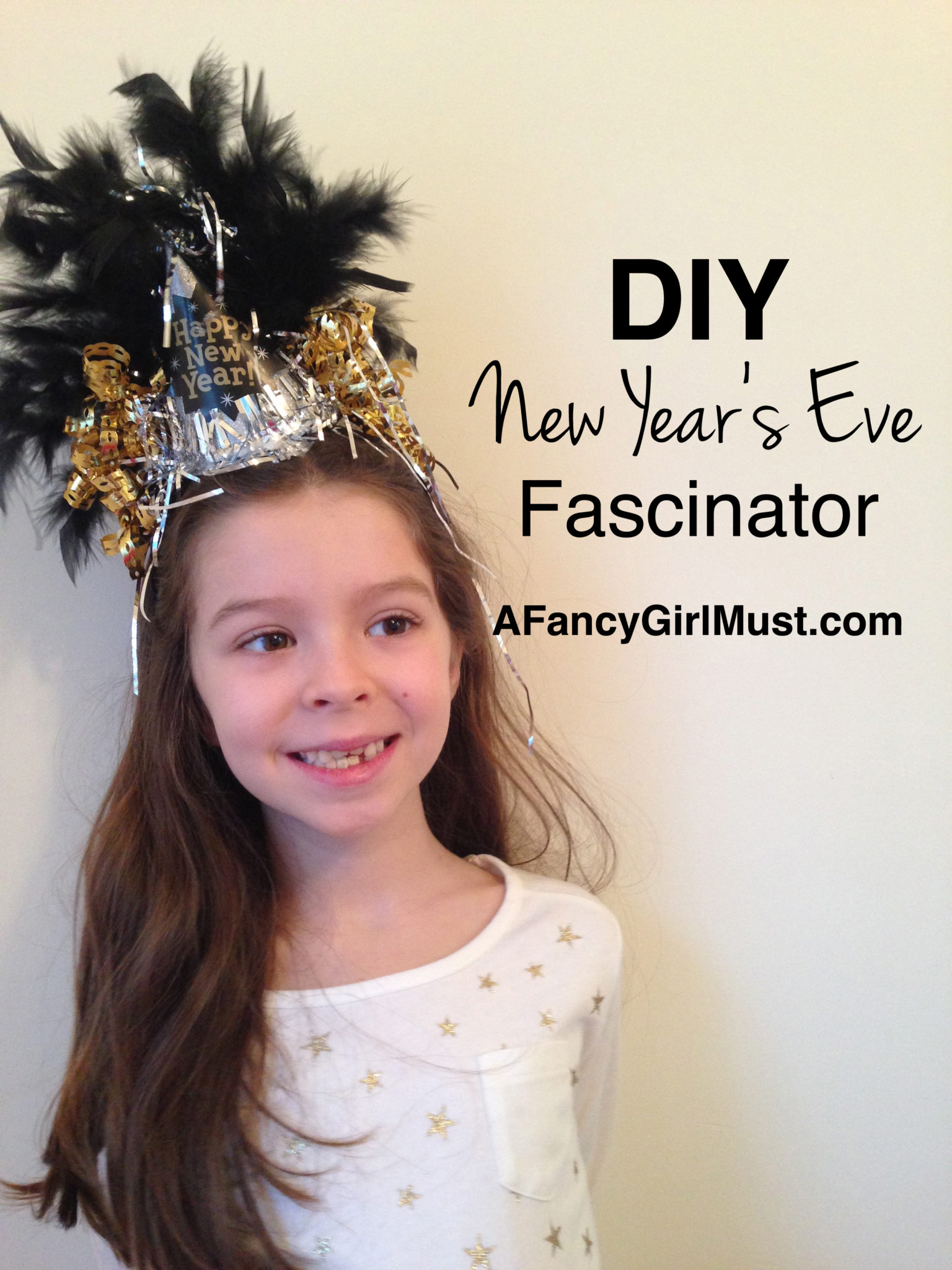 DIY New Year's Eve Fascinators | AFancyGirlMust.com