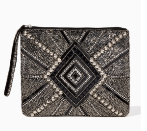 Diamond Sequin Clutch, $35, Charming Charlie