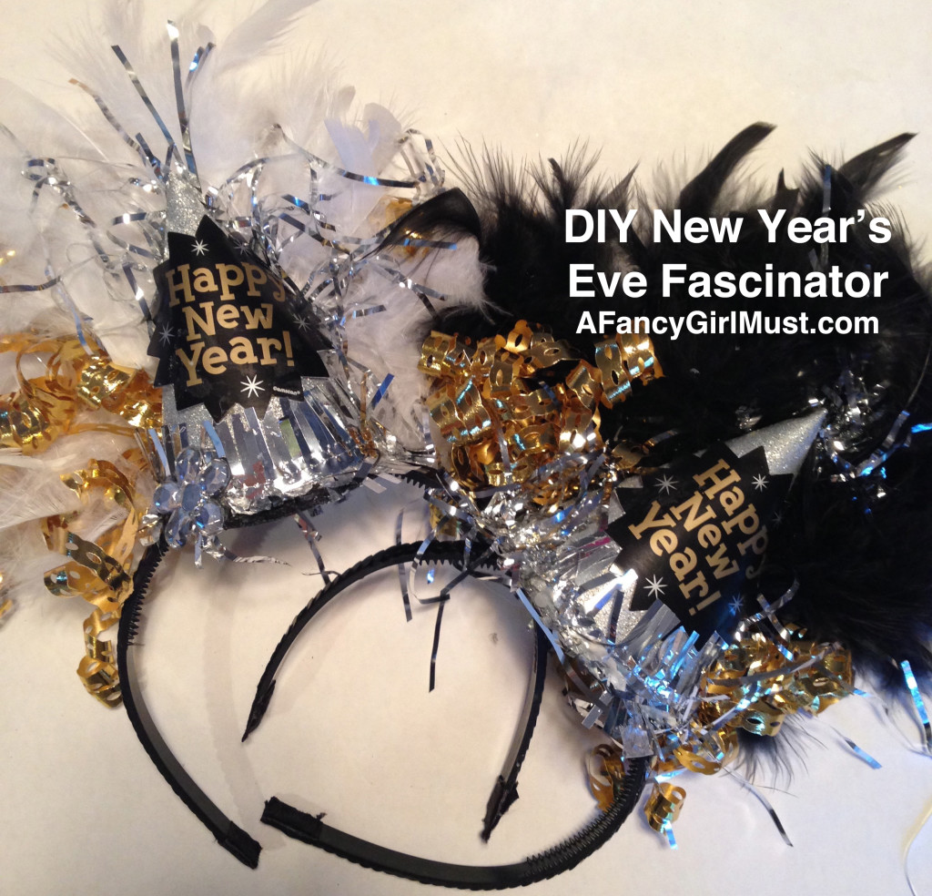 DIY New Year's Eve Fascinators | AFancyGirlMust.com