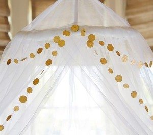 Gold Dotted Garland by Pottery Barn Kids