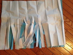 DIY Tissue Paper Cheerleading Pom Poms | AFancyGirlMust.com