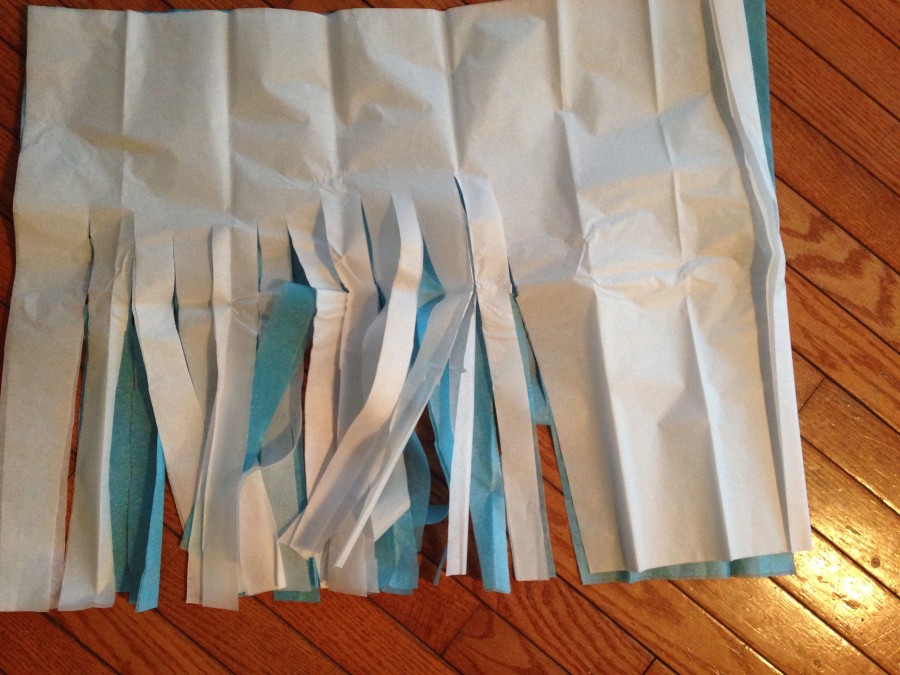 A Fancy Girl Must DIY Tissue Paper Cheerleading Pom Poms