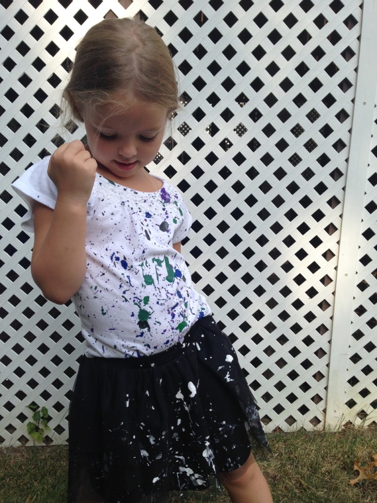 DIY Splatter Paint Clothing for #BTS Cool | AFancyGirlMust.com