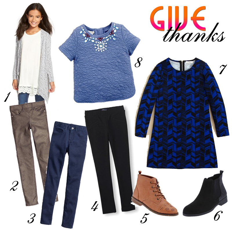 The Fancy Girls' Thanksgiving Outfits Selections