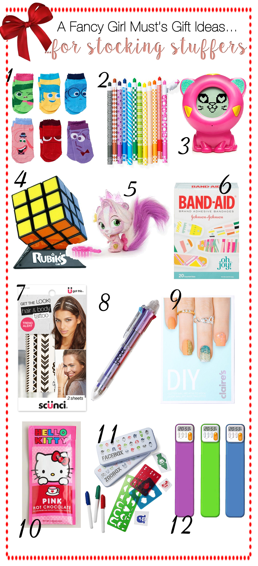 2015 Holiday Gift Guide: 12 Stocking Stuffers for Girls