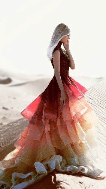 A Fancy Girl Must - Sunset Ombre Dress ...