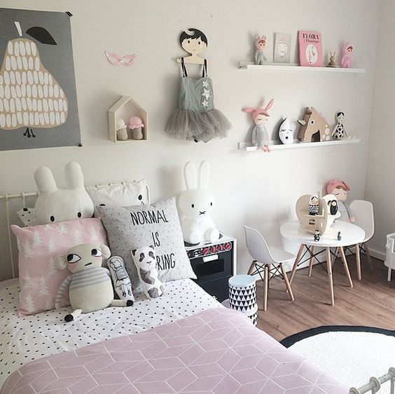 Girls Bedroom Decor Inspo: Stars, Gray and Pink