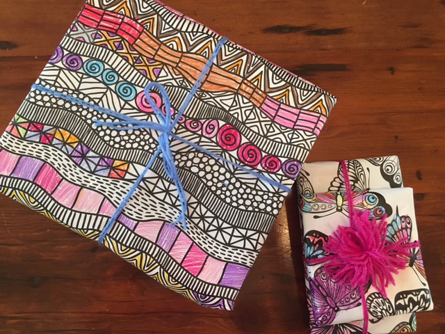 Friday Fresh Picks: Color Your Own Wrapping Paper 