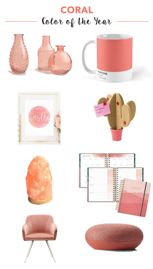 2019 Pantone Color of the Year Living Coral for your office 